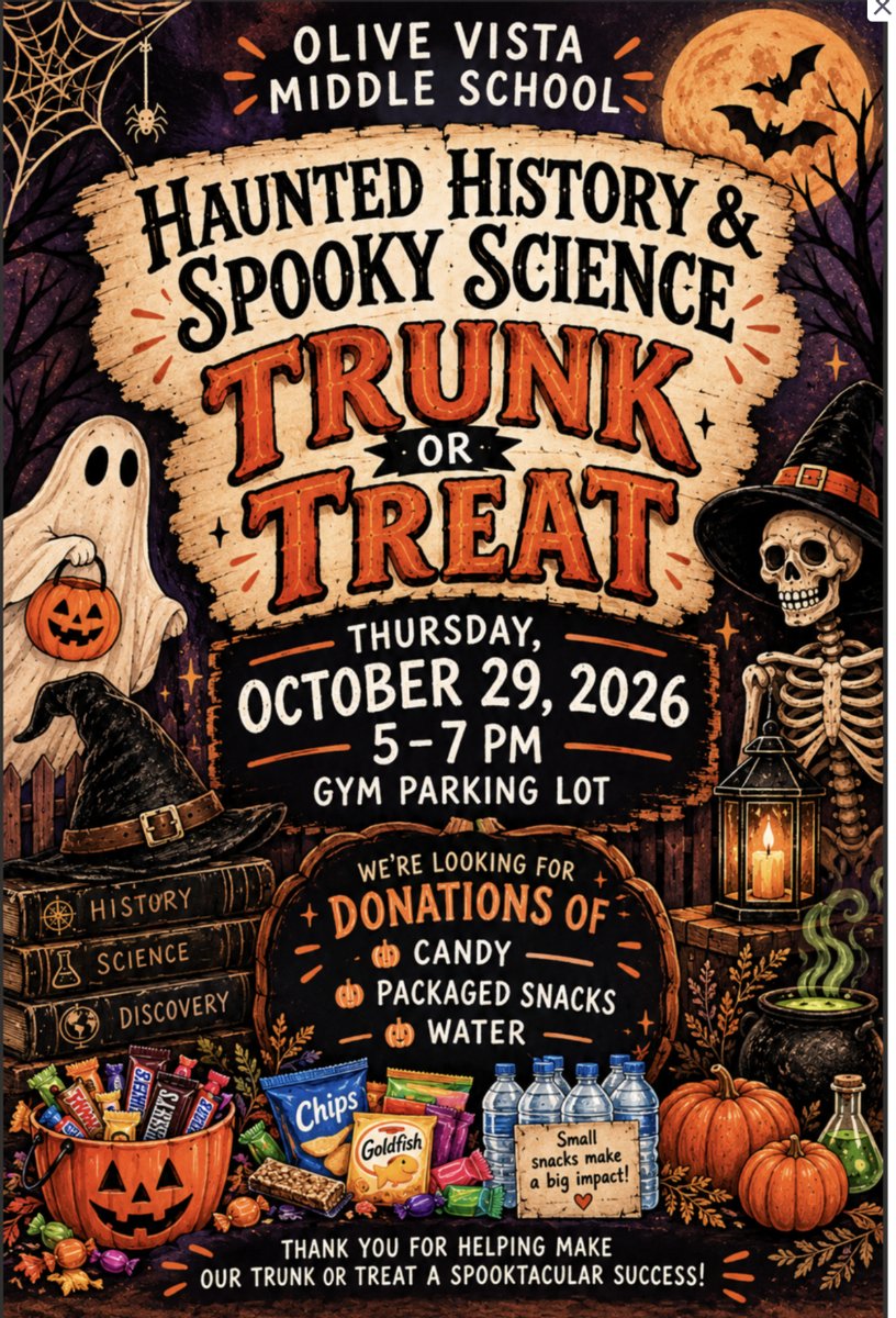 Haunted History & Spooky Science Trunk or Treat